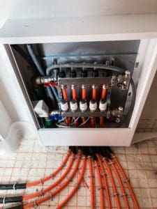 Collecteur chauffage au sol